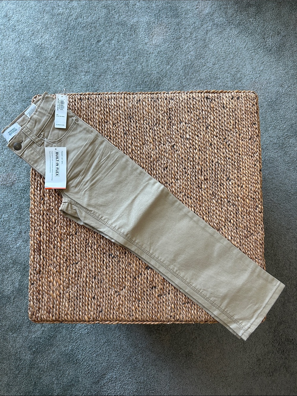Old Navy Boys Built-In Flex Khaki Pants - Tan